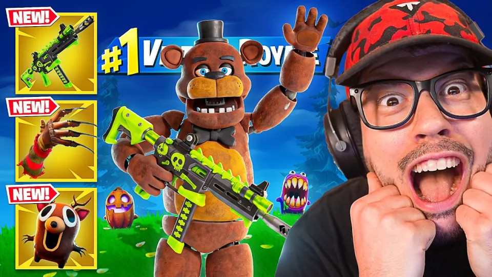 Fortnite Fortnitemares, FNAF crossover, sprites and Halloween map changes